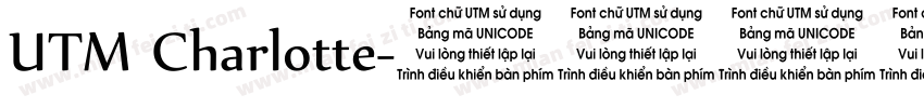 UTM Charlotte字体转换